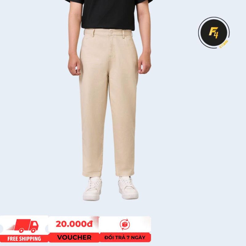 Quần Ống Rộng Kaki Tapered 6546